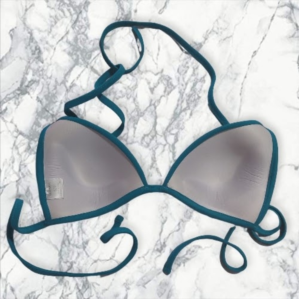 Turquoise String Bikini - Picture 2 of 2